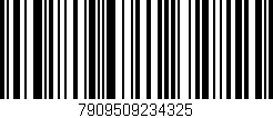 Código de barras (EAN, GTIN, SKU, ISBN): '7909509234325'