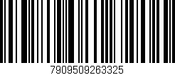 Código de barras (EAN, GTIN, SKU, ISBN): '7909509263325'