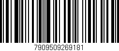 Código de barras (EAN, GTIN, SKU, ISBN): '7909509269181'