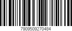 Código de barras (EAN, GTIN, SKU, ISBN): '7909509270484'