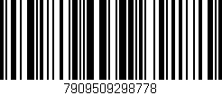 Código de barras (EAN, GTIN, SKU, ISBN): '7909509298778'