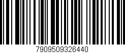 Código de barras (EAN, GTIN, SKU, ISBN): '7909509326440'