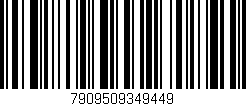 Código de barras (EAN, GTIN, SKU, ISBN): '7909509349449'