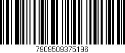 Código de barras (EAN, GTIN, SKU, ISBN): '7909509375196'