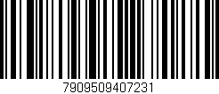 Código de barras (EAN, GTIN, SKU, ISBN): '7909509407231'