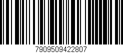 Código de barras (EAN, GTIN, SKU, ISBN): '7909509422807'