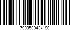Código de barras (EAN, GTIN, SKU, ISBN): '7909509434190'