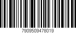 Código de barras (EAN, GTIN, SKU, ISBN): '7909509478019'