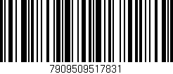 Código de barras (EAN, GTIN, SKU, ISBN): '7909509517831'