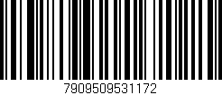 Código de barras (EAN, GTIN, SKU, ISBN): '7909509531172'