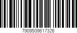 Código de barras (EAN, GTIN, SKU, ISBN): '7909509617326'