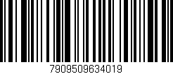 Código de barras (EAN, GTIN, SKU, ISBN): '7909509634019'