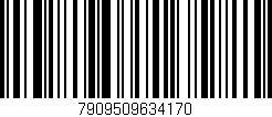 Código de barras (EAN, GTIN, SKU, ISBN): '7909509634170'