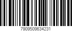 Código de barras (EAN, GTIN, SKU, ISBN): '7909509634231'