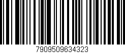 Código de barras (EAN, GTIN, SKU, ISBN): '7909509634323'