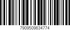 Código de barras (EAN, GTIN, SKU, ISBN): '7909509634774'
