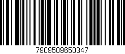 Código de barras (EAN, GTIN, SKU, ISBN): '7909509650347'