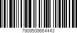 Código de barras (EAN, GTIN, SKU, ISBN): '7909509664443'