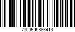 Código de barras (EAN, GTIN, SKU, ISBN): '7909509666416'