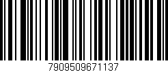 Código de barras (EAN, GTIN, SKU, ISBN): '7909509671137'