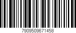 Código de barras (EAN, GTIN, SKU, ISBN): '7909509671458'