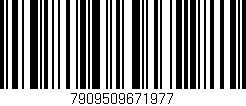 Código de barras (EAN, GTIN, SKU, ISBN): '7909509671977'