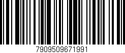 Código de barras (EAN, GTIN, SKU, ISBN): '7909509671991'