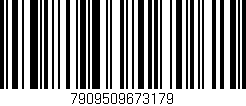 Código de barras (EAN, GTIN, SKU, ISBN): '7909509673179'