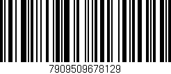 Código de barras (EAN, GTIN, SKU, ISBN): '7909509678129'