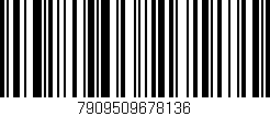 Código de barras (EAN, GTIN, SKU, ISBN): '7909509678136'