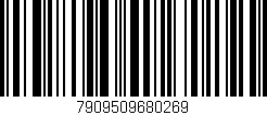 Código de barras (EAN, GTIN, SKU, ISBN): '7909509680269'