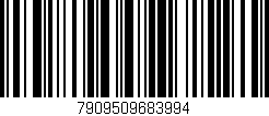 Código de barras (EAN, GTIN, SKU, ISBN): '7909509683994'