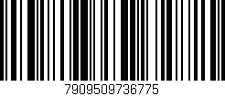Código de barras (EAN, GTIN, SKU, ISBN): '7909509736775'