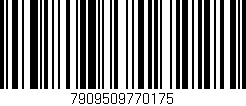 Código de barras (EAN, GTIN, SKU, ISBN): '7909509770175'