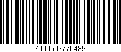 Código de barras (EAN, GTIN, SKU, ISBN): '7909509770489'
