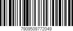 Código de barras (EAN, GTIN, SKU, ISBN): '7909509772049'