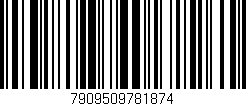 Código de barras (EAN, GTIN, SKU, ISBN): '7909509781874'