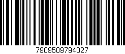 Código de barras (EAN, GTIN, SKU, ISBN): '7909509794027'