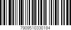 Código de barras (EAN, GTIN, SKU, ISBN): '7909510330184'
