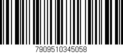 Código de barras (EAN, GTIN, SKU, ISBN): '7909510345058'