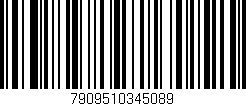 Código de barras (EAN, GTIN, SKU, ISBN): '7909510345089'