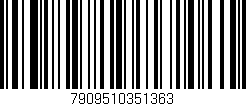 Código de barras (EAN, GTIN, SKU, ISBN): '7909510351363'