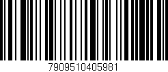Código de barras (EAN, GTIN, SKU, ISBN): '7909510405981'