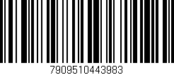 Código de barras (EAN, GTIN, SKU, ISBN): '7909510443983'