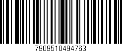 Código de barras (EAN, GTIN, SKU, ISBN): '7909510494763'