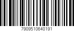 Código de barras (EAN, GTIN, SKU, ISBN): '7909510640191'
