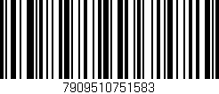 Código de barras (EAN, GTIN, SKU, ISBN): '7909510751583'