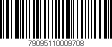 Código de barras (EAN, GTIN, SKU, ISBN): '79095110009708'