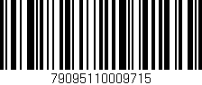 Código de barras (EAN, GTIN, SKU, ISBN): '79095110009715'