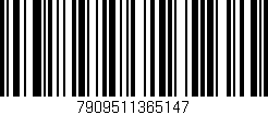 Código de barras (EAN, GTIN, SKU, ISBN): '7909511365147'